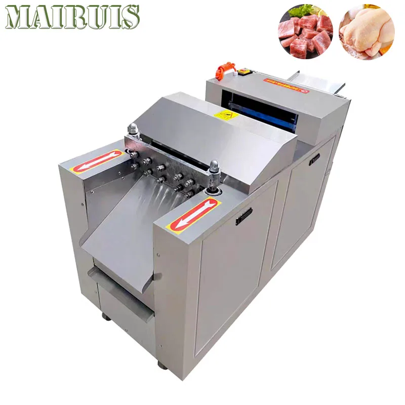 

Fast Frozen Meat Cube Cutting Machine Frozen Chicken Duck Meat Beef Dicer Cutter Whole Chicken With Bone Dicing Machine