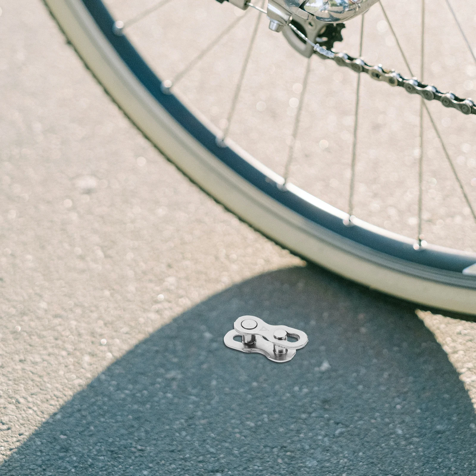 

8Pairs Bicycle Chain Buckle Quick Release for Single Road Bikes Steel Chain Link Connector Repair Accessories