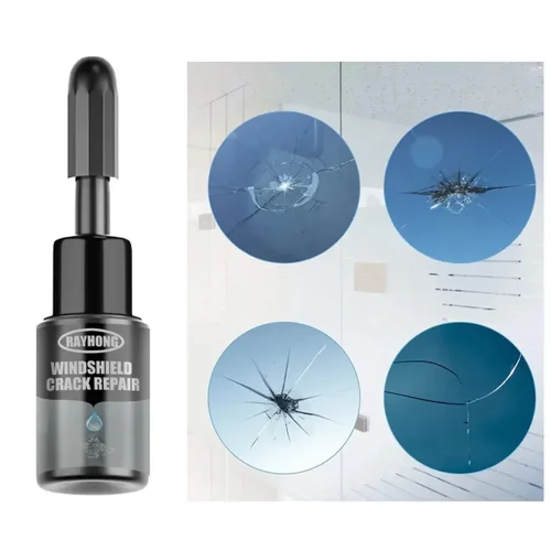 Imagen 2 del producto Herramienta de reparación de vidrio para parabrisas de coche, líquido de reparación de ventanas delanteras, vidrio agrietado, 20ml