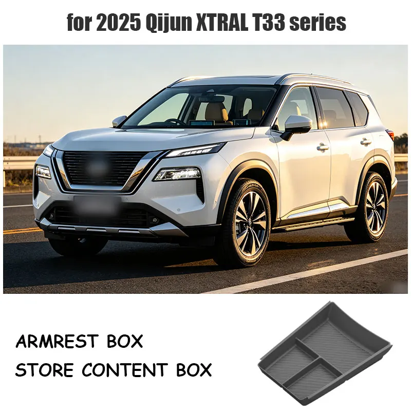 for 2025 Qijun XTRAL T33 series central control lower box car storage box car interior decoration storage box