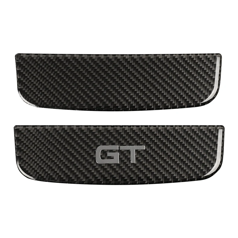 For Ford Mustang GT 2015-2021 Accessories Carbon Fiber Style Interior Car Storage Box Trim Cover Trim Sticker Decal Decoration