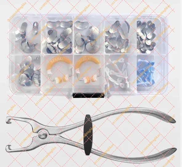 Dental Sectional Matrix System Set, Composite Restorative Materials for Tight Contacts