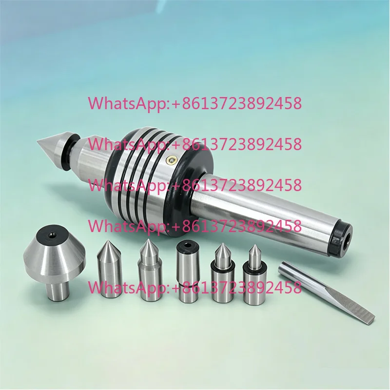 Multiple Point Live Center MT3 MT4 MT5 Morse Taper with 7pcs Set Interchangeable Tips Revolving Center Lathe Tailstocks Part