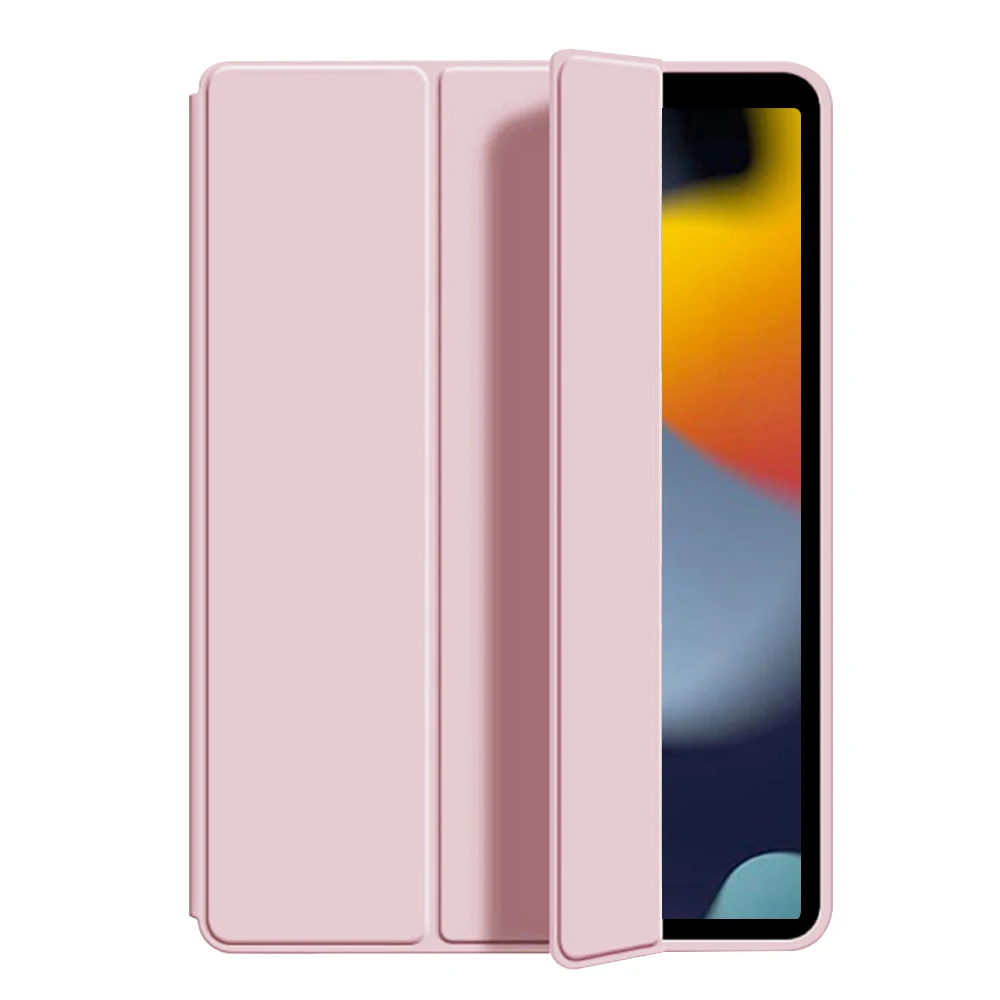 Tri-fold Flip Case voor iPad 10e 11e generatie A16 5 6 7 8 9 Air 4/5/6/7 Pro 11 12.9 mini Zachte beschermhoes met Auto Sleep/Wake - afbeelding 1