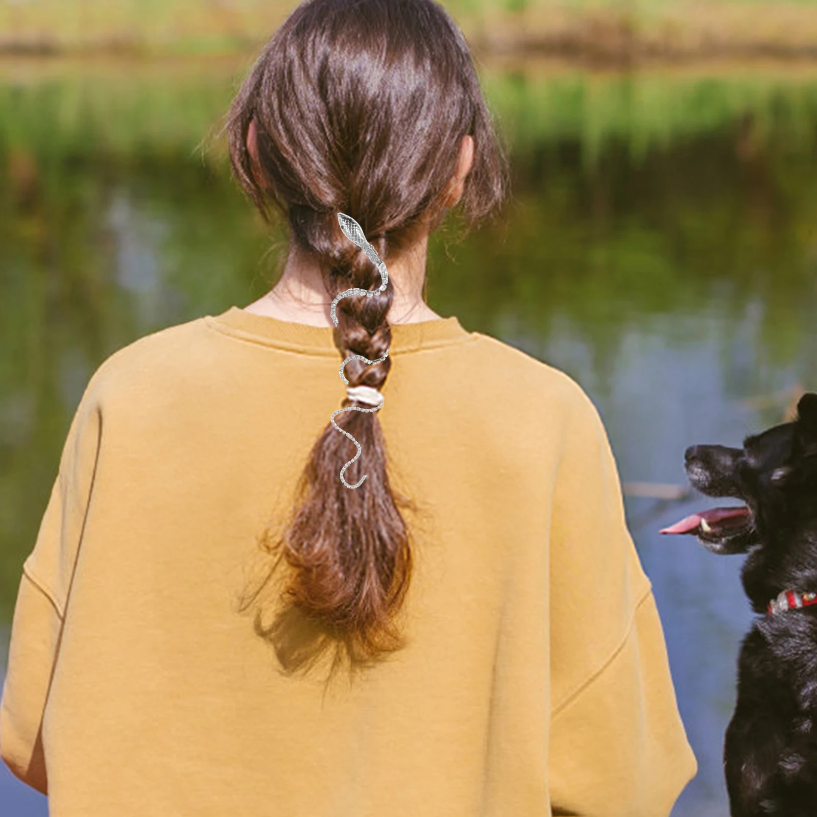 

2pcs Accessories Elegant Women Barrette Girls Hairpin Hair Accessories Girls Hair Barrette Ponytail Clips Fashion Headdress