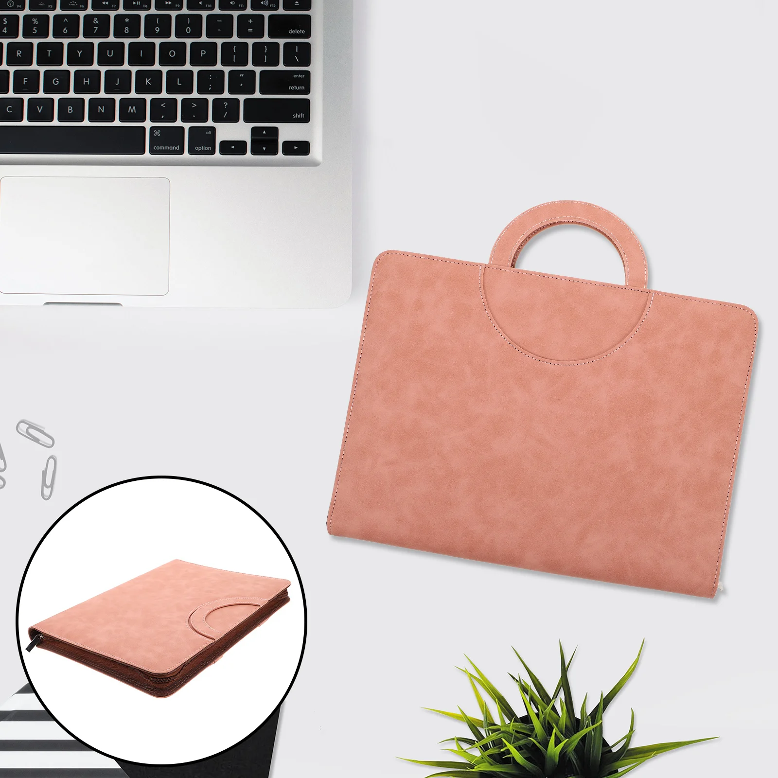

A4 Storage Organizer Case For Birth Marriage Certificate Passport Card Travel Holder Pu Material Secure