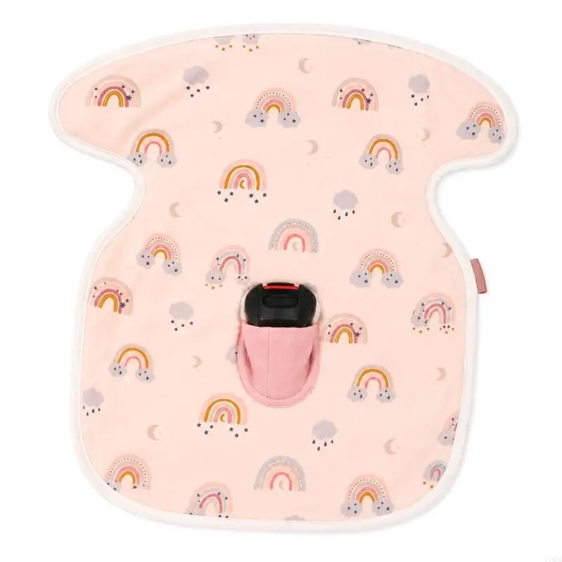 CORB Child Car Pee Pad with Soft Cotton Blend Fabric, Center Opening, and Daily Travel Use for Toddlers in Car