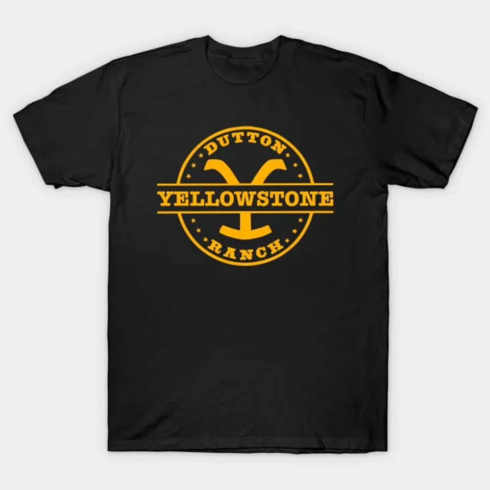 

Yellowstone Dutton Ranch T Shirt TV Shows Tshirts Cool Western Cowboy Graphic Tshirt Men Shirt Ropa Hombre Camisetas