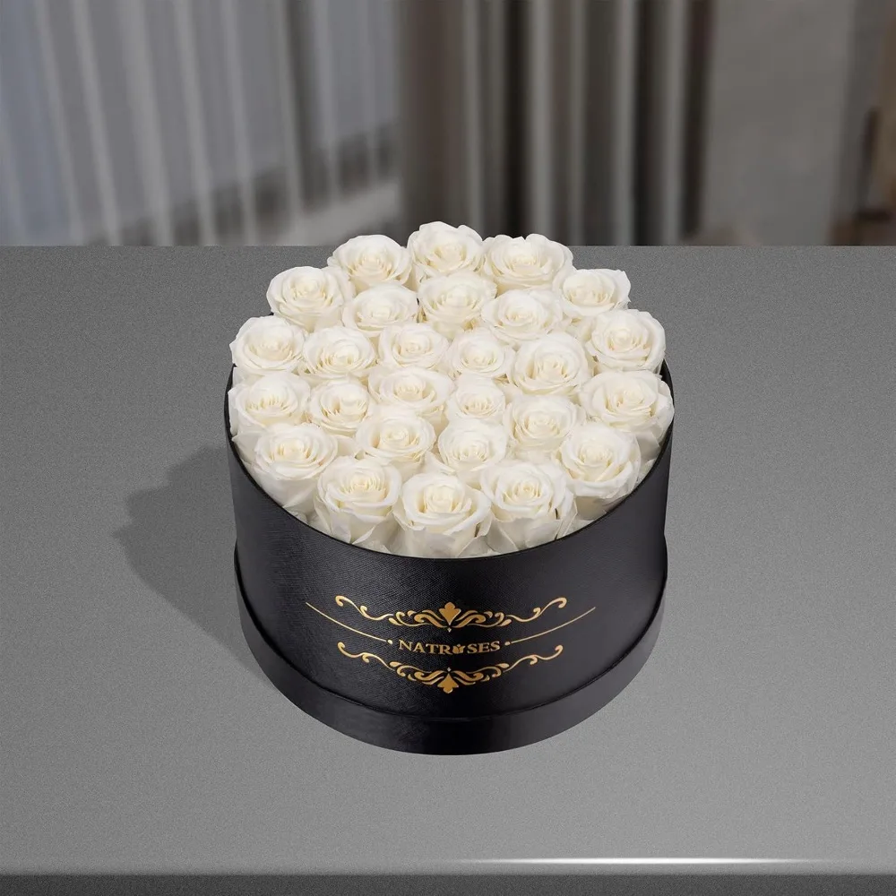 

Forever Preserved Roses in a Box, 100% Real Roses That Last Up to 3 Years, Preserved Flowers for Delivery Prime Birthday