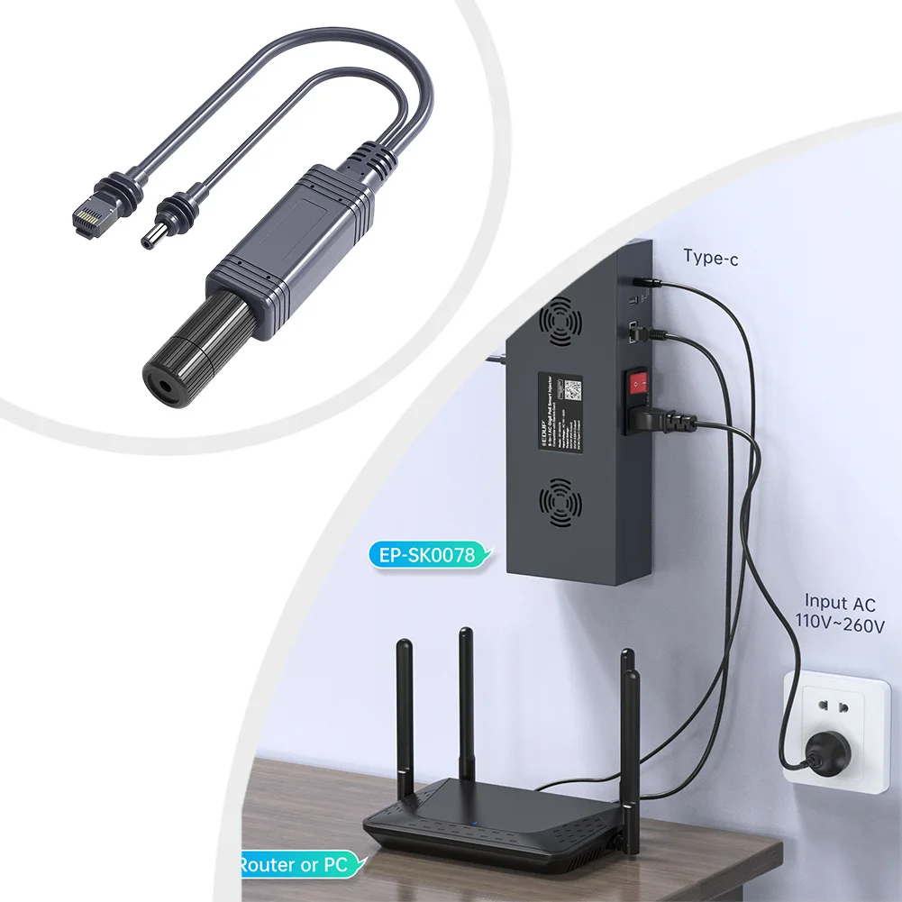 

For Starlink For GEN For Mini IP68 Power Splitter Ensures Efficient Power Supply and Data Transmission Outdoors