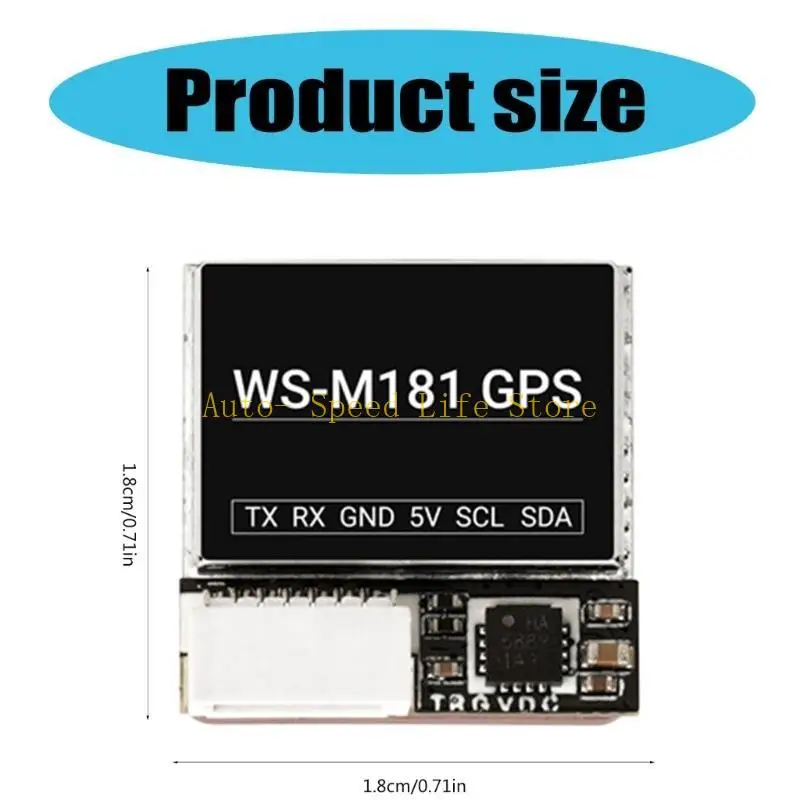 02DA وحدة الوحدة النمطية للطائرات بدون طيار FPV WS181، تحديد المواقع السريع، بروتوكول مزدوج مع البوصلات، الأداء العالي