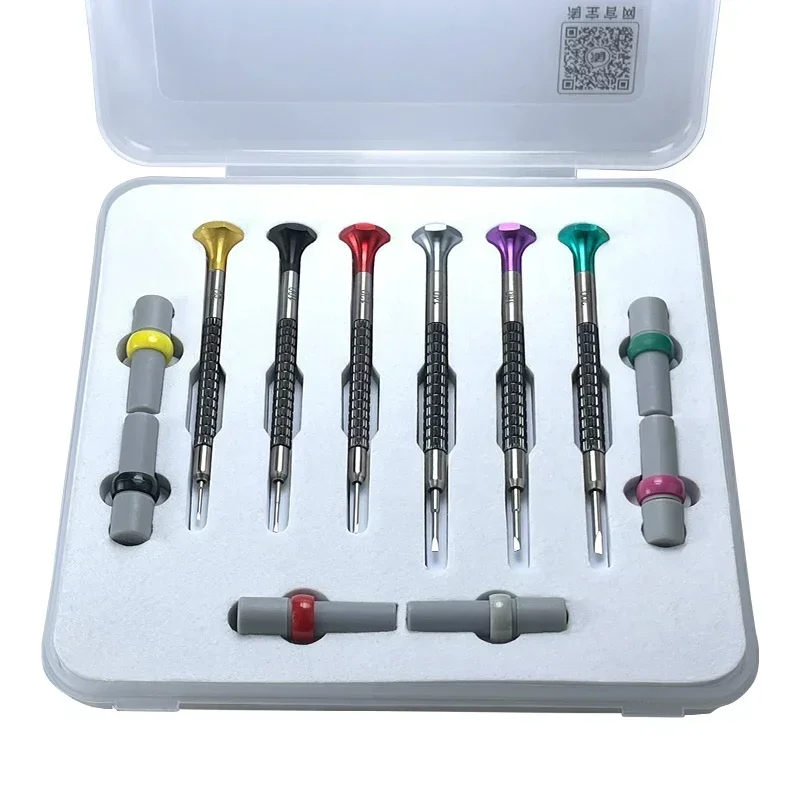 GY0183 Watch Repair Screwdriver Set with Ball Bearing, Precision Screwdrivers, Specialized Tool Kit for Watch Repair