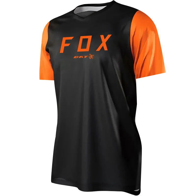 Men's Downhill Jersey BAT FOX Mountain Bike T-shirt Camiseta Motocross Jersey Quick-Dry MTB Shirt Maillot Ciclismo Hombre