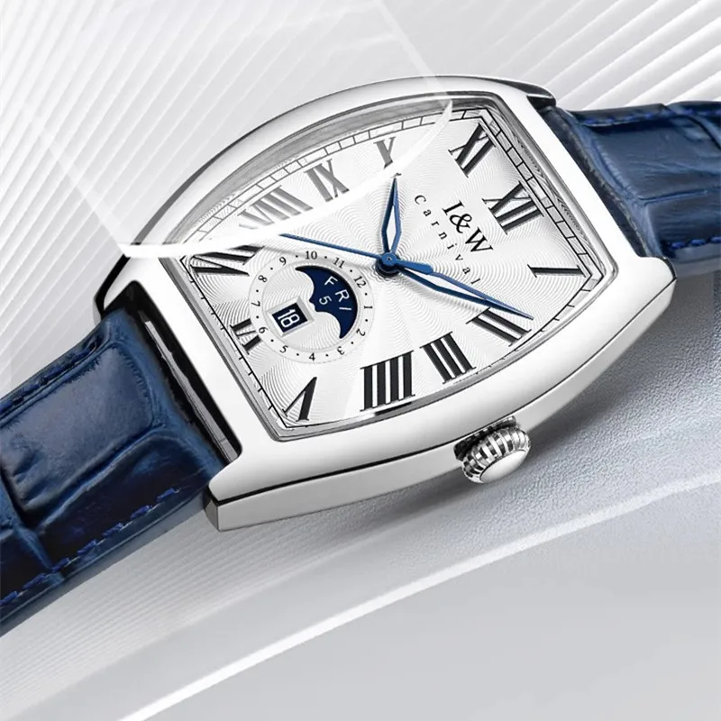 Reloj CARNIVAL Mens Dress Mechanical Watches Brand Luxury MIYOTA Automatic Movement Wristwatches for Men Waterproof Montre Homme