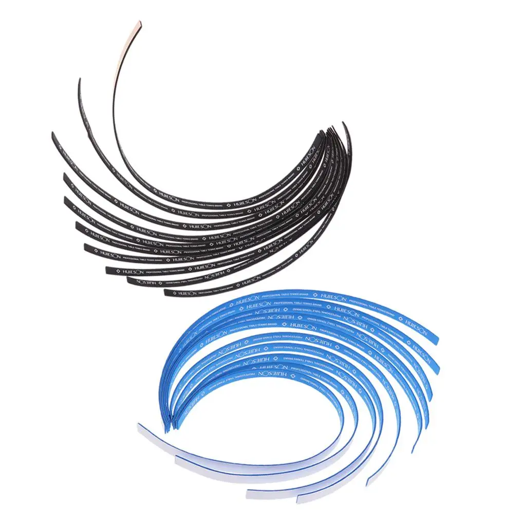 

20 Pieces Table Tennis Racket Paddle Bat Side Tape Black
