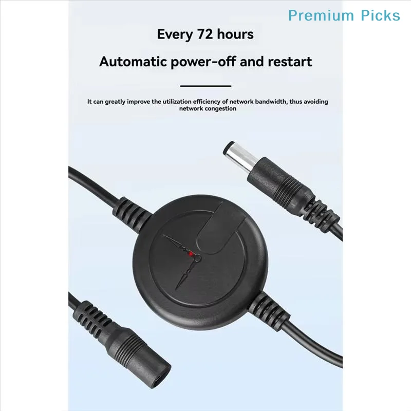 portable72 Hours Automatic WiFi Router Reset Rebooter Auto Restart Device for Home WiFi Bridge Modem Cat Stable Internet Access