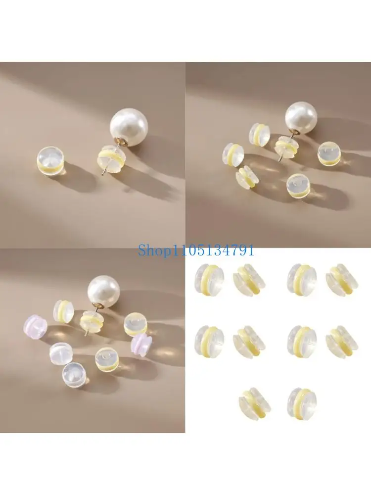 98km-耳栓シリコーンセラミック材料安全なロック低刺激性軽量イヤリングバック敏感な耳