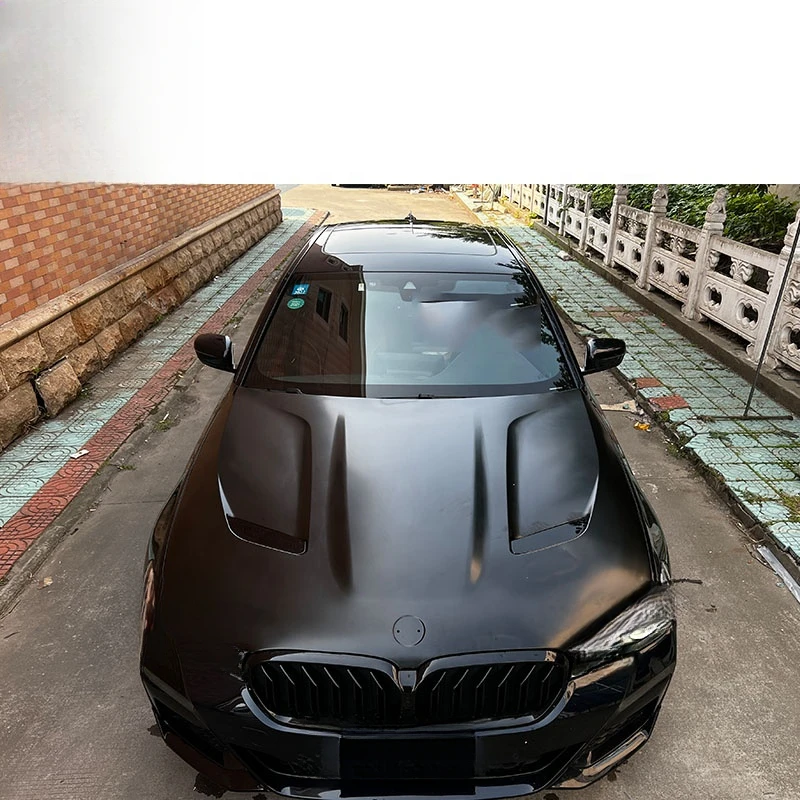 High Quality Aluminum CS Style Engine Hood Bonnet Fit 5 Series G30 G38 Auto Exterior Upgrade Modification Parts