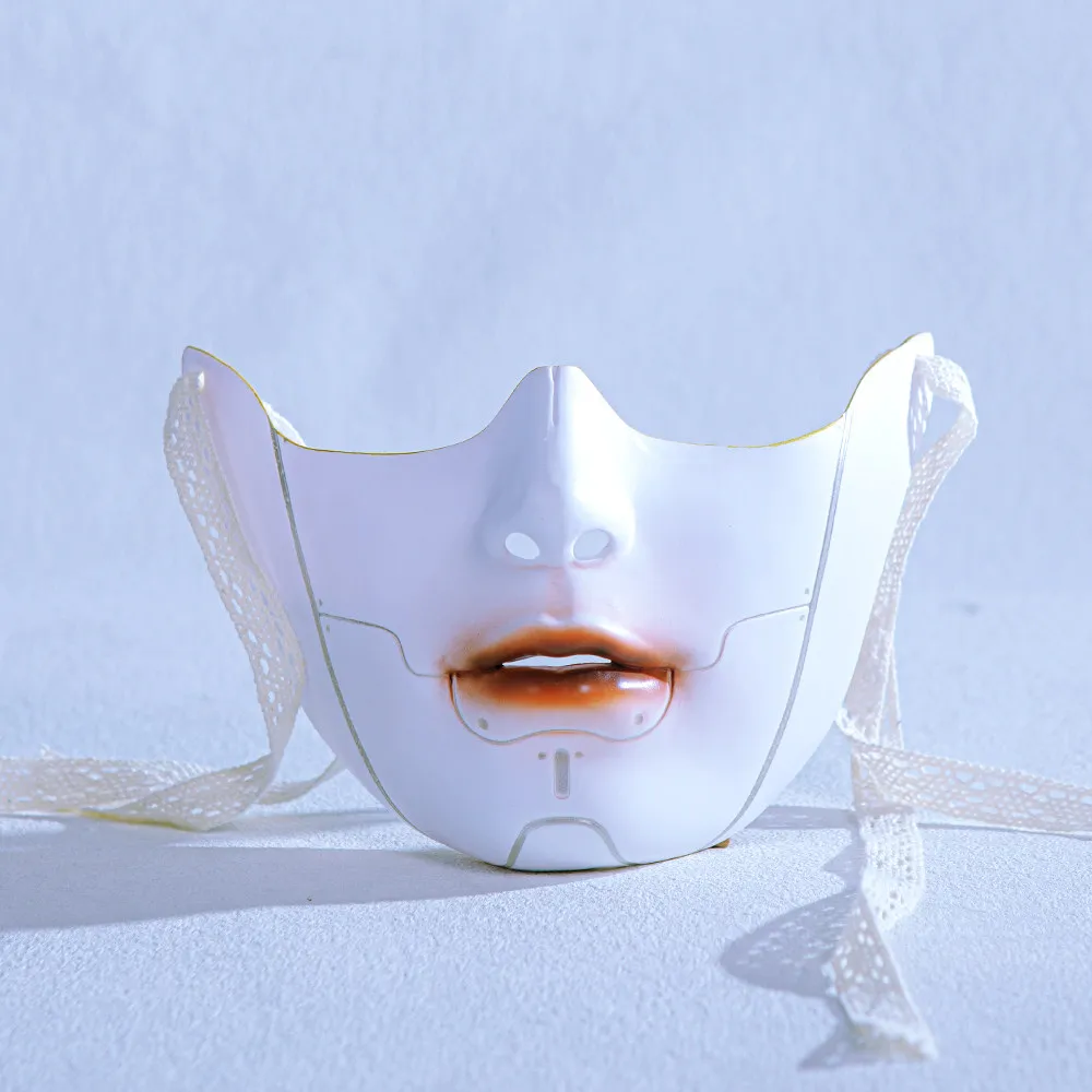 

Half-face mechanical beauty cute beauty mask all things full-face adult male and female fairy Hanfu festival dress