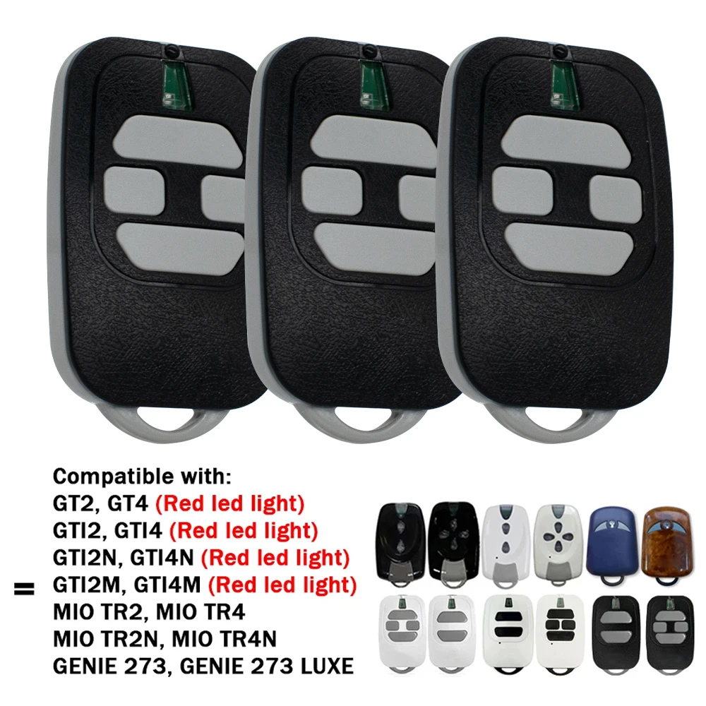 

3PCS DEA Hand Transmitter Garage Remote Control for GT2 GT4 GTI2 GTI4 GTI2N GTI4N GTI2M GTI4M TR2 TR4 TR2N TR4N GENIE 273 273L