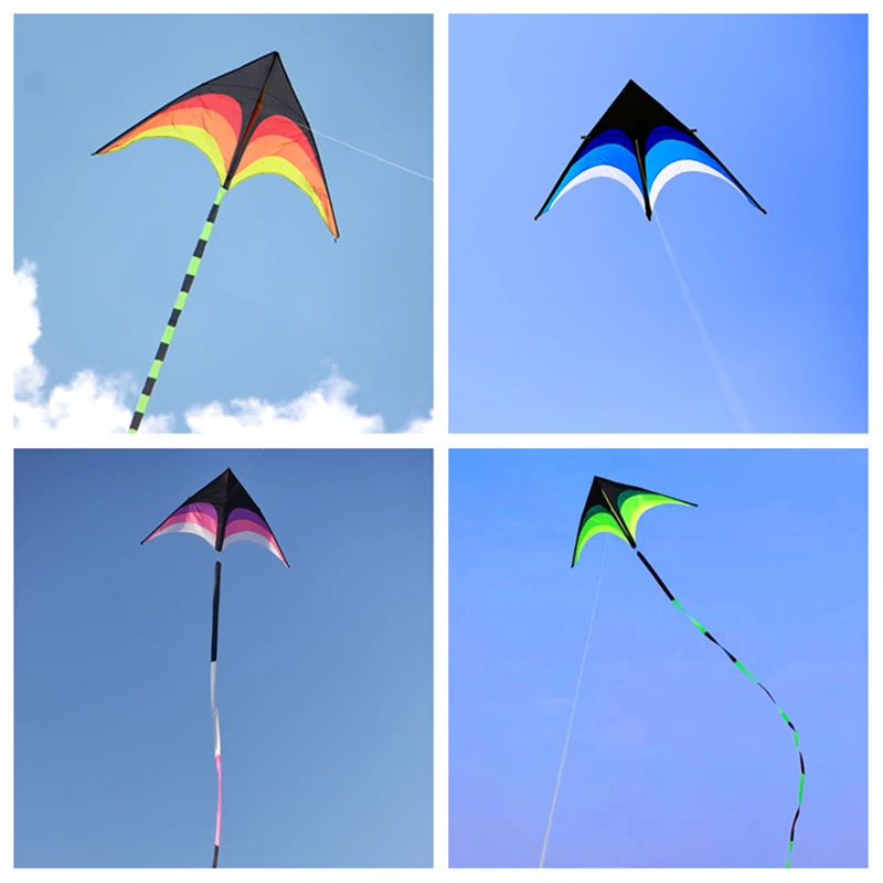 Free shipping children kites flying toys professional wind kites string line ripstop nylon kites factory flying butterflies koi