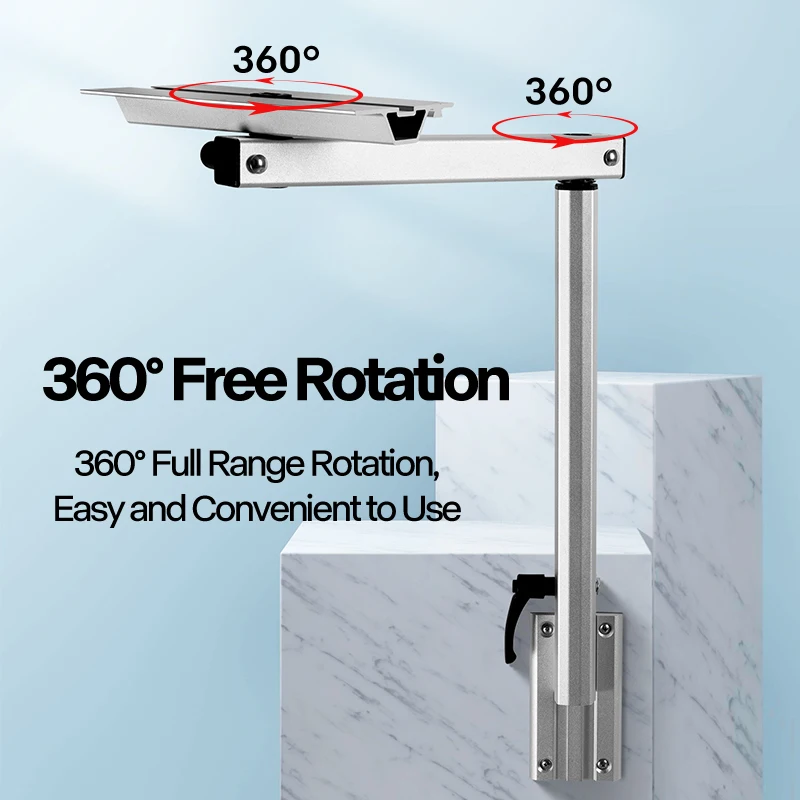 RV Hot Sales RV Table Turn Removable & Rotatable Aluminum Alloy Laptop Table Legs for Motorhome Caravan Camper Yachts