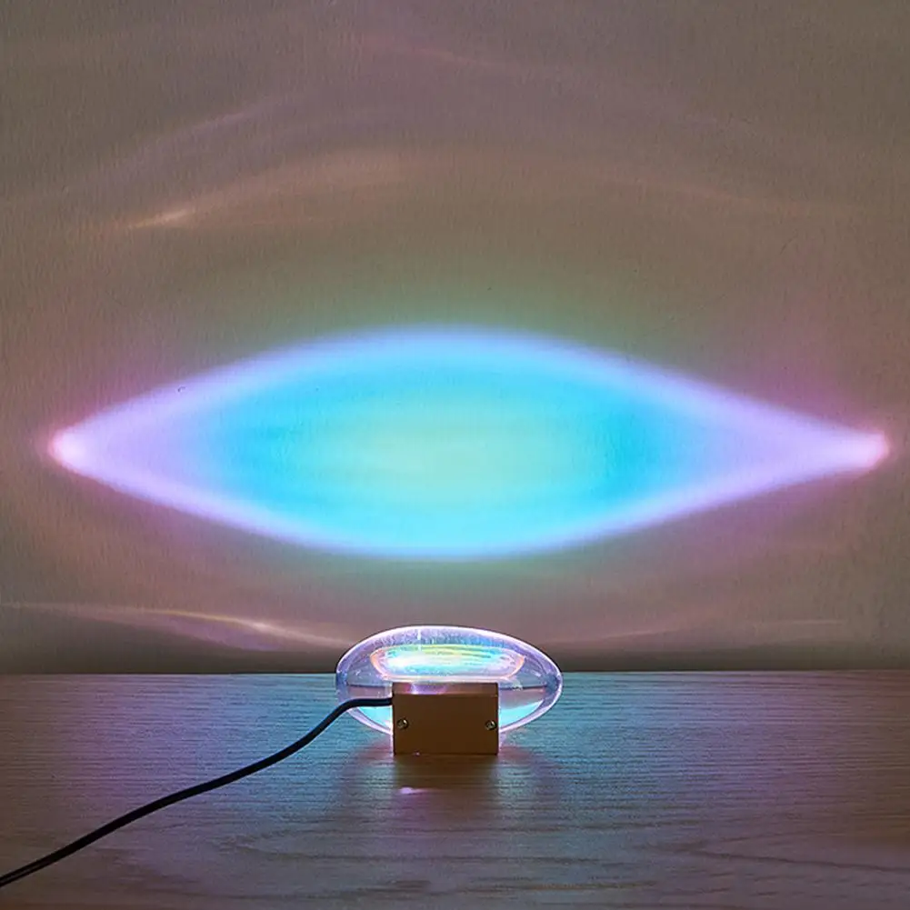 

Итальянский дизайнерский настольный светильник, светодиодный хрустальный глаз ночи, яйцеобразный жилой проектор, декор, лампы, доставка, свет для спальни, небо Y6A0