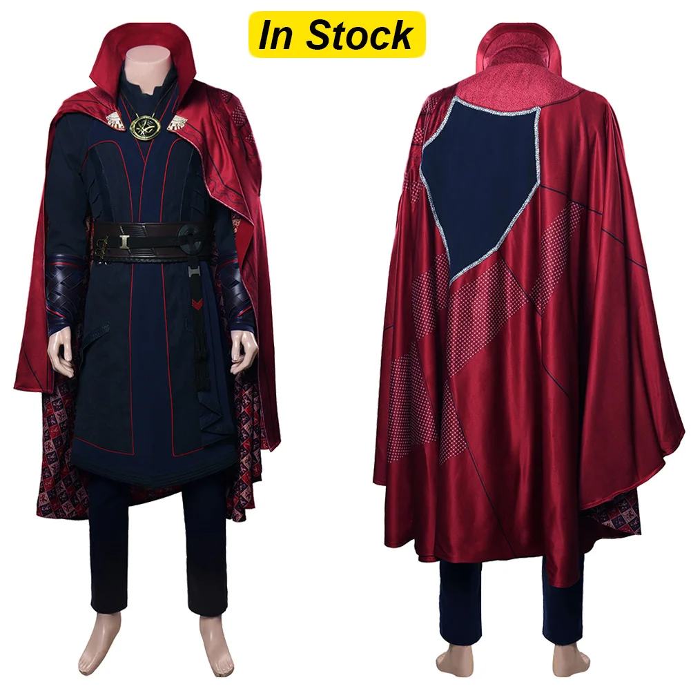 Fancy Male Superhero Doctor Cosplay Strange Fantasy For Men Movie Multiverse Of Madnes Costume Adult Man Roleplay Outfit