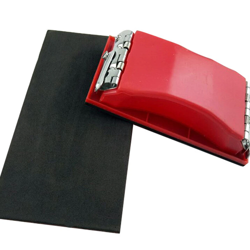

Sandpaper Holder Tool Wall Hand Grip Drywall Sanding Wet Dry Plastic Metal Durable Strong Clip Design