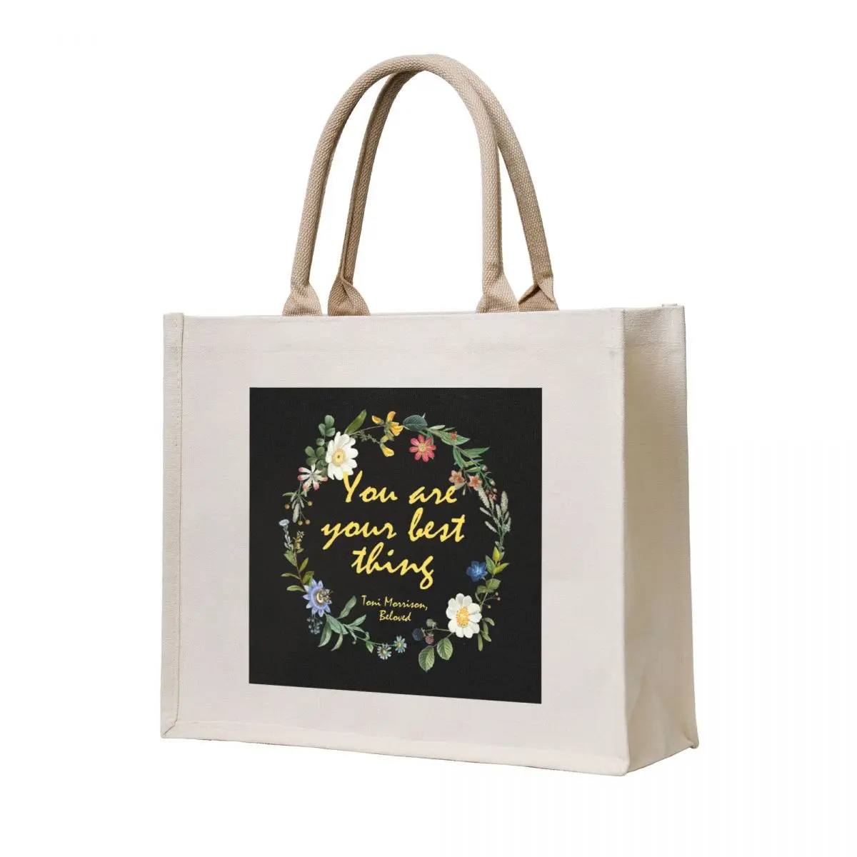 

You Are Your Best Thing, Beloved - Toni Morrison Quote Tote Bag Gift bags shopping trolley bag Women's shopper bag