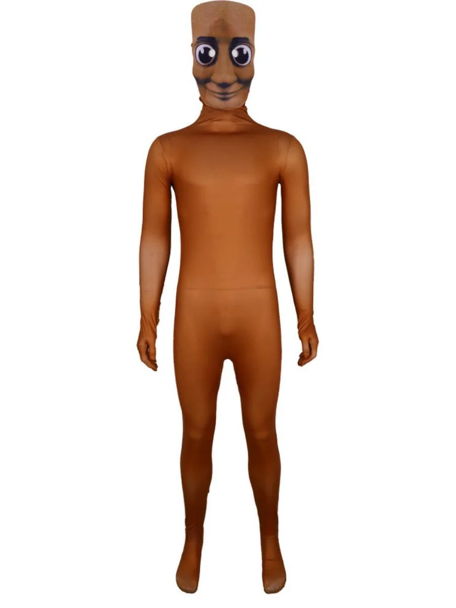 Nieuw cosplay kostuum TungTungTungSahur Halloween prestatiekleding buitenlandse bergzee klassiek houten Sti Man-ontwerp