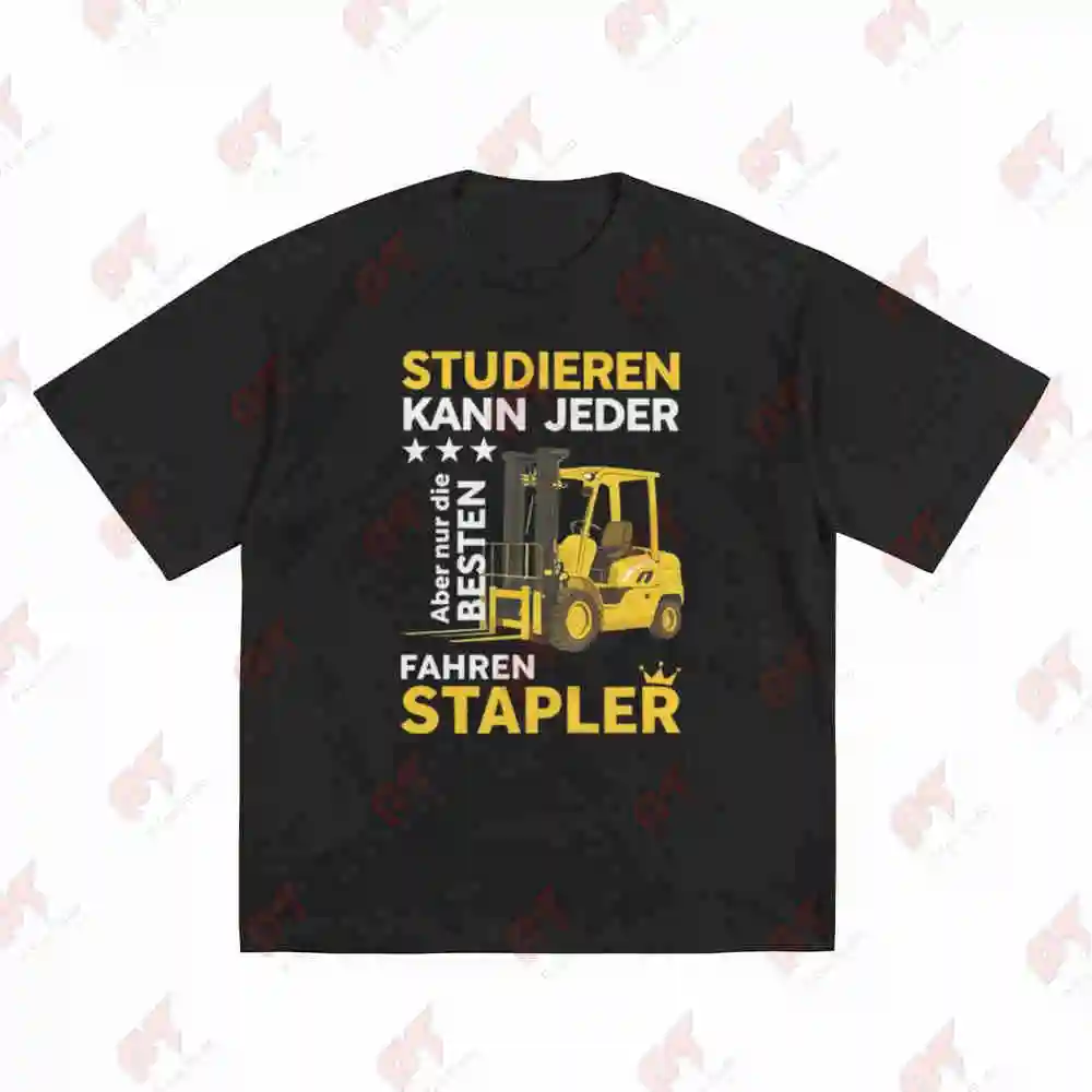 Forklift Operator Everyone Can Study But Only The Best Drive Short Sleeve Tee 100% Cotton T-Shirt