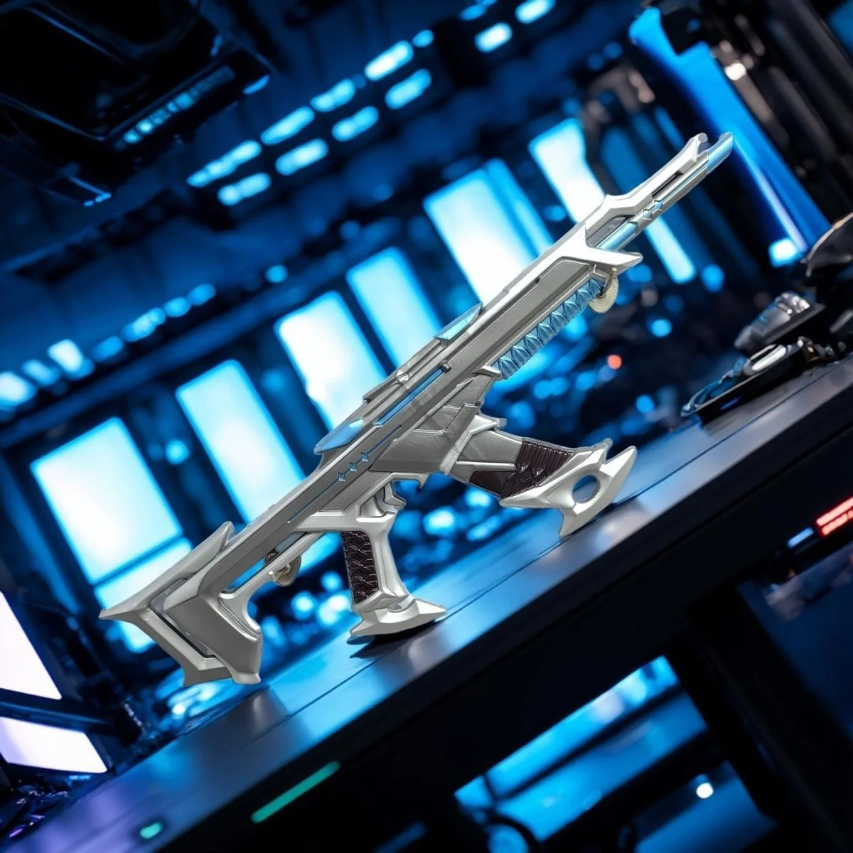 PU 60cm Suishui Sect Vandal  Alien Overlord Vandal Valorant Game Peripheral Cosplay Props Accessories Ornament Craft Collections