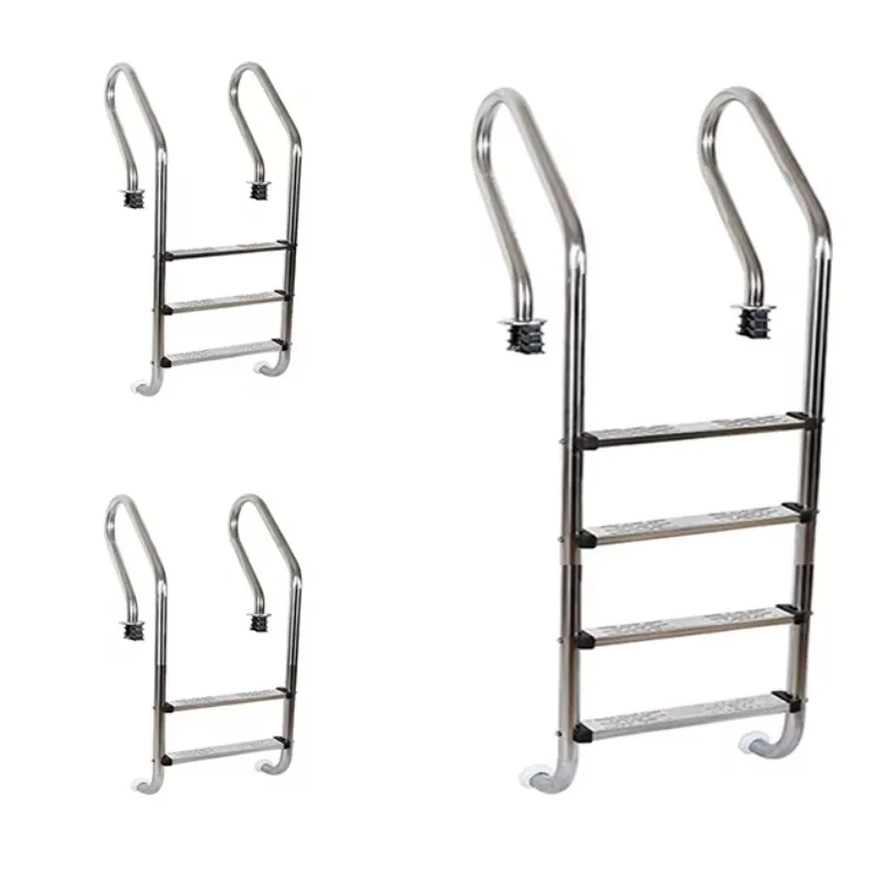 Factory Supply Stainless Steel Swimming Pool Ladder 2-5 Grade Handrail and Escalator
