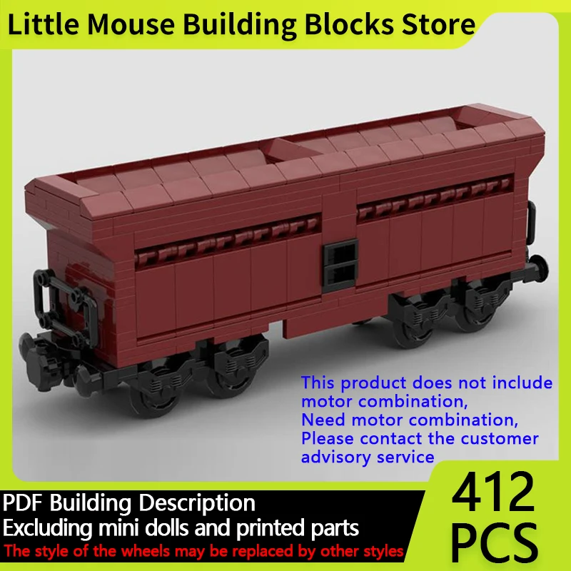 

Модель городской автомобиль MOC, строительные кирпичи FALS176, дамп, грузовой поезд, модульная технология, детские праздничные подарки, сборные игрушки, костюм