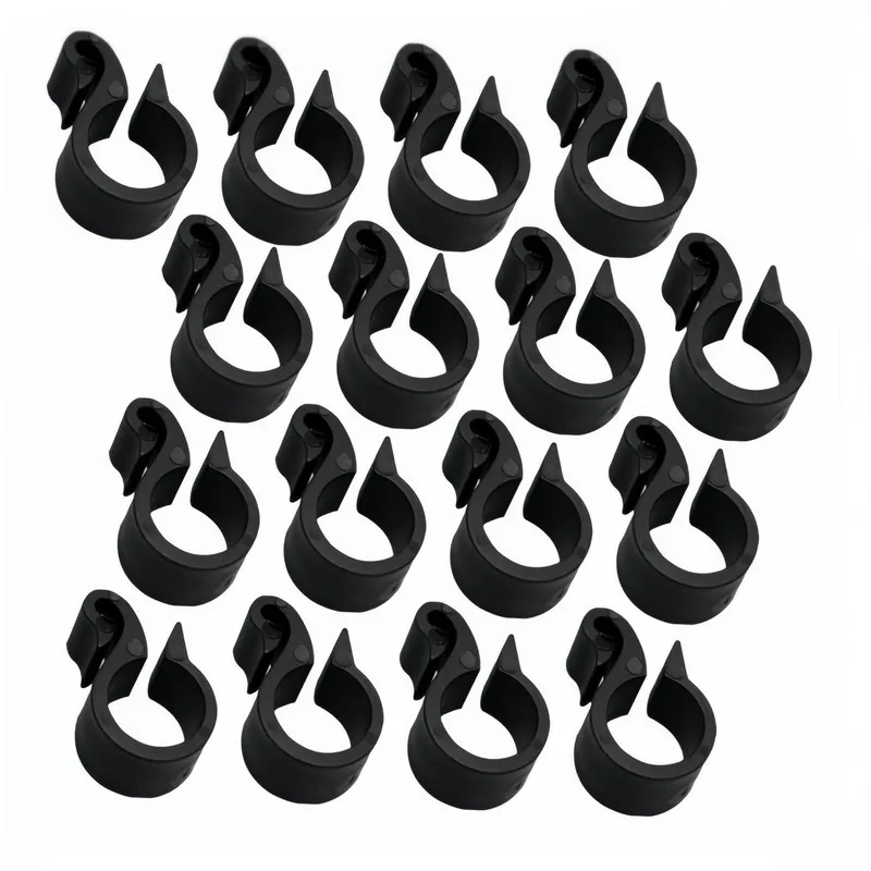 28 pcs 25mm S Type Pipe Clips, Sturdy and Easy to Install, for Securing Garden Hoses and Farm Pipes, Durable and Practical