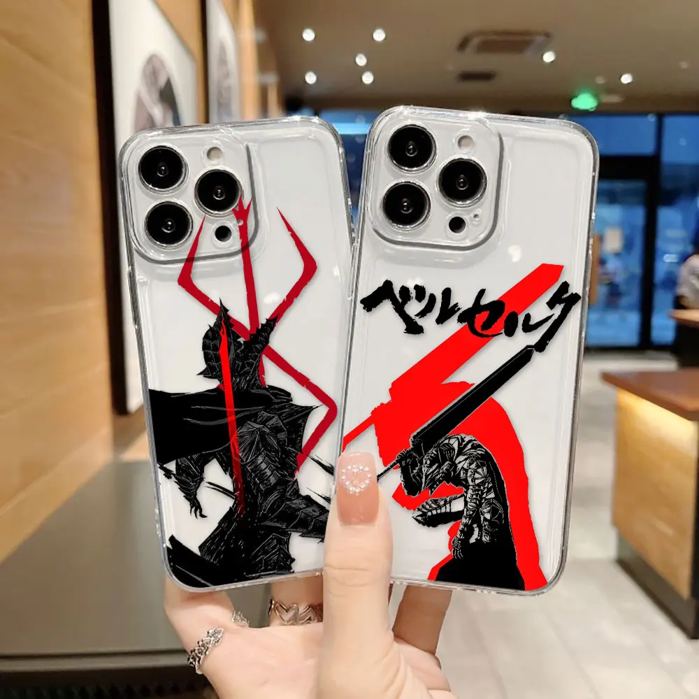 

Berserk Guts Dragon Warrior Phone Case For MOTO G9 PLUS PLAY G22 G30 G32 G52 G53 G60 G60S G71 G72 G73 EDGE 40 PRO Clear Case