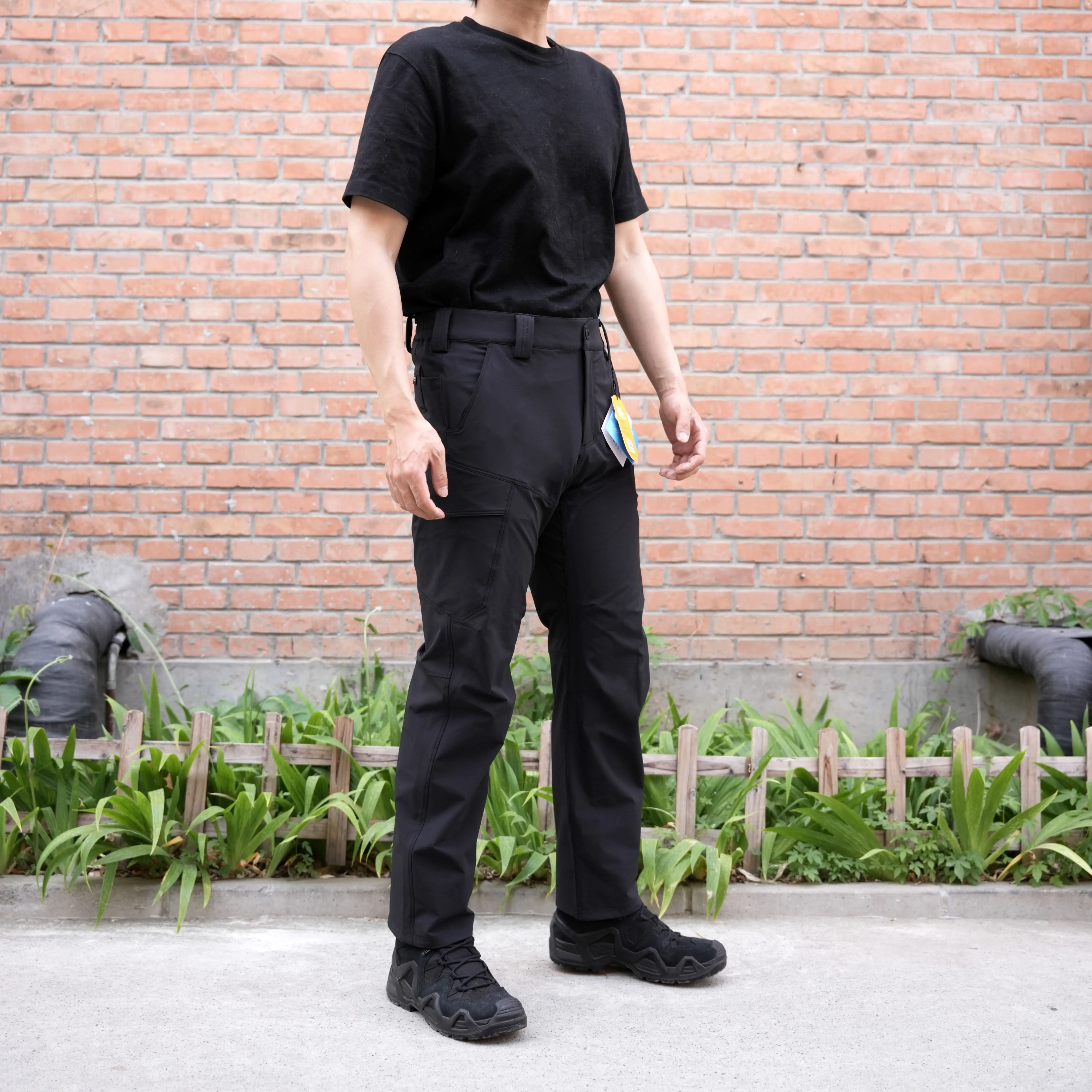 

Outdoor quick drying soft shell pants for hiking, wear-resistant, waterproof, and elastic tactics