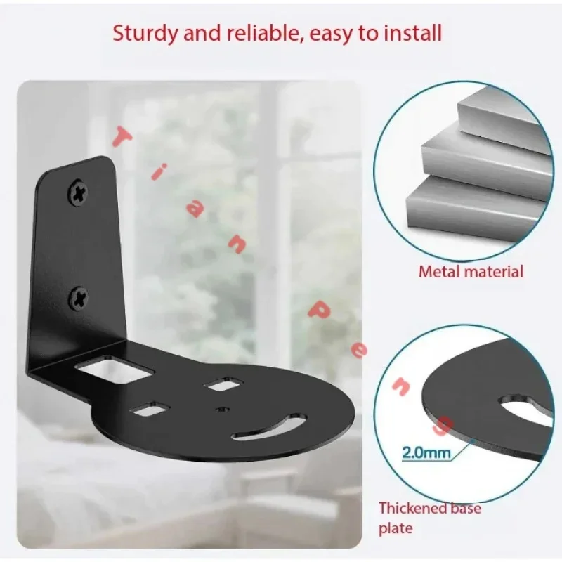 For Sonos Era 100 Bluetooth HiFi Speaker Tilt Adjustable Metal Wall Mount Bracket Compact Cable Hide Holder Support