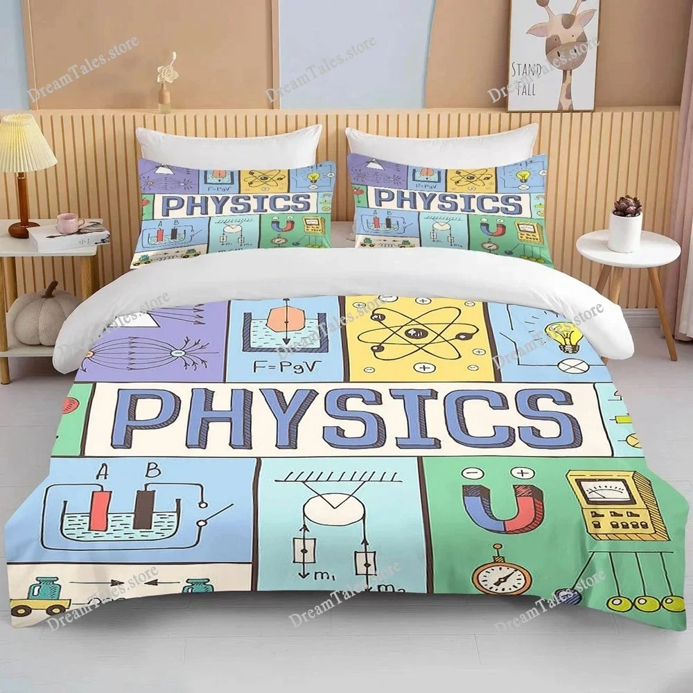 

Mathematical Calculation Formula Bedding Set for Adults Bed Linen Design Bedclothes Luxury Home Textiles Black White Duvet Cover