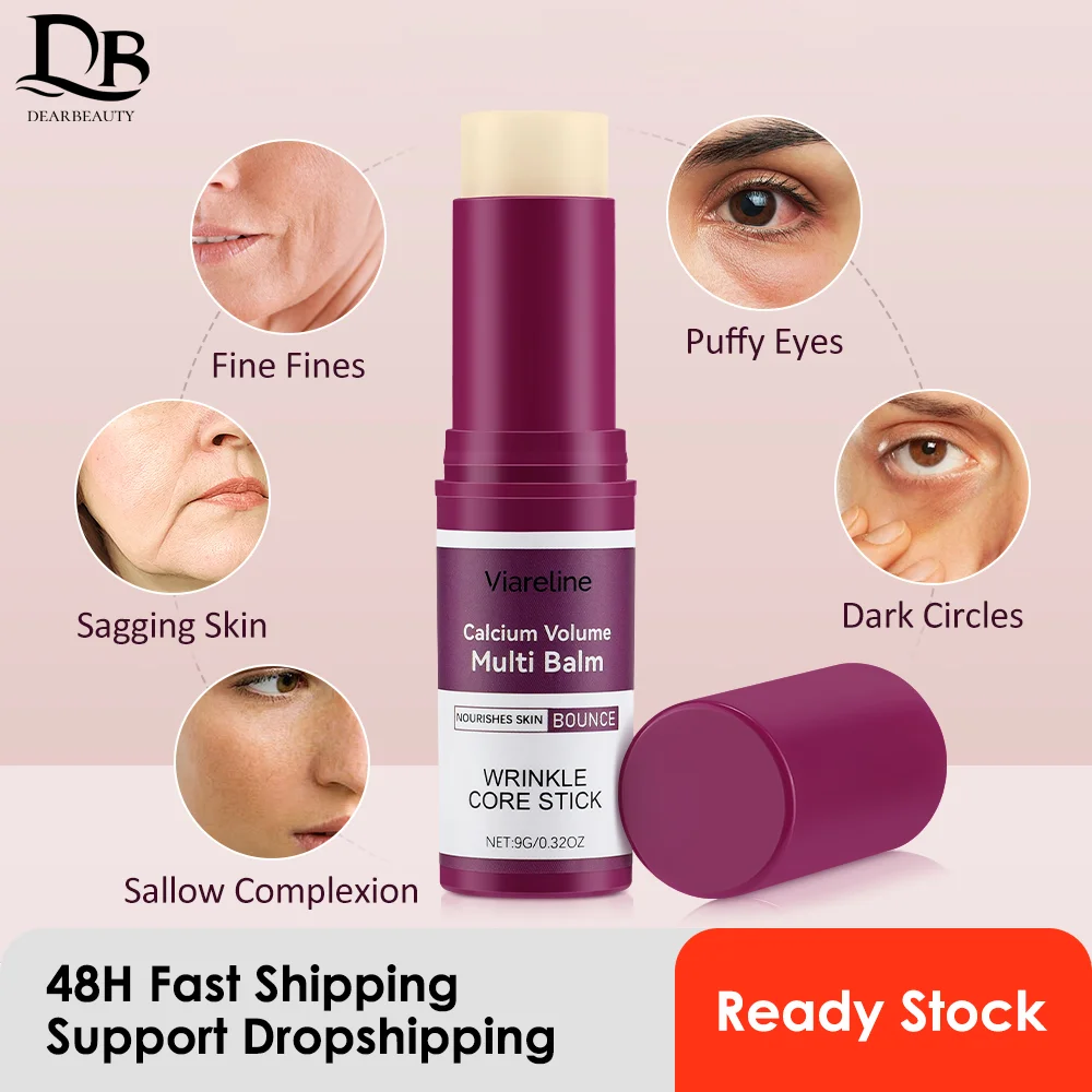 Multi-functional Anti-wrinkle Cream Stick Firming Moisturizing Cream Anti-wrinkle Multi-effect Moisturizing Lip Balm Skincare