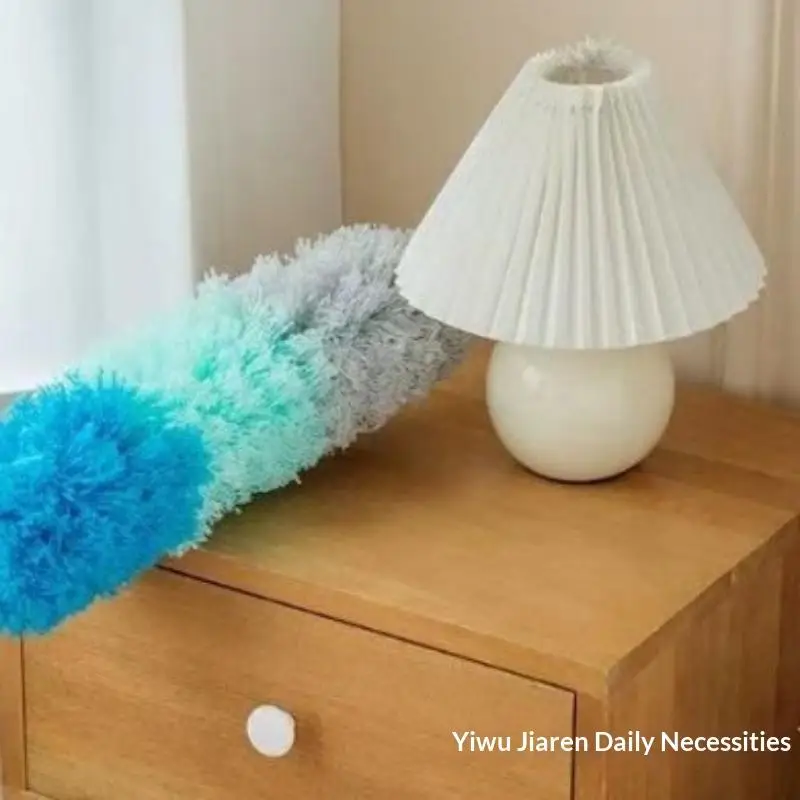 Reusable Telescopic Microfiber Duster Bendable Washable Extendable Dust Brush for Window Blind Ceiling Fan Cleaning