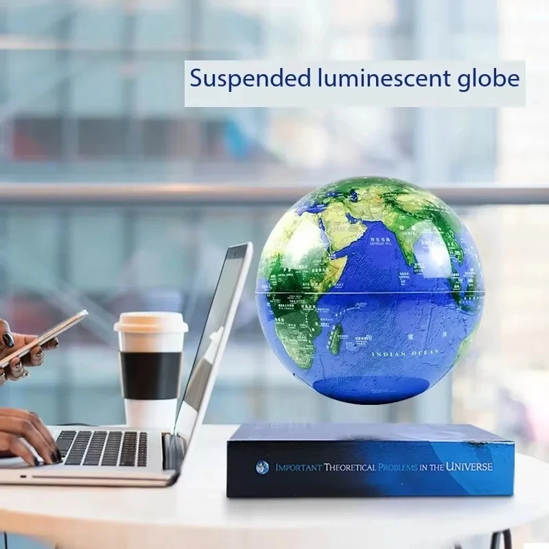 

Creative Floating Magnetic Levitation Book Shape World Globe Rotating Gift for Kids 360 Degree Levitating Globe Home Decoration