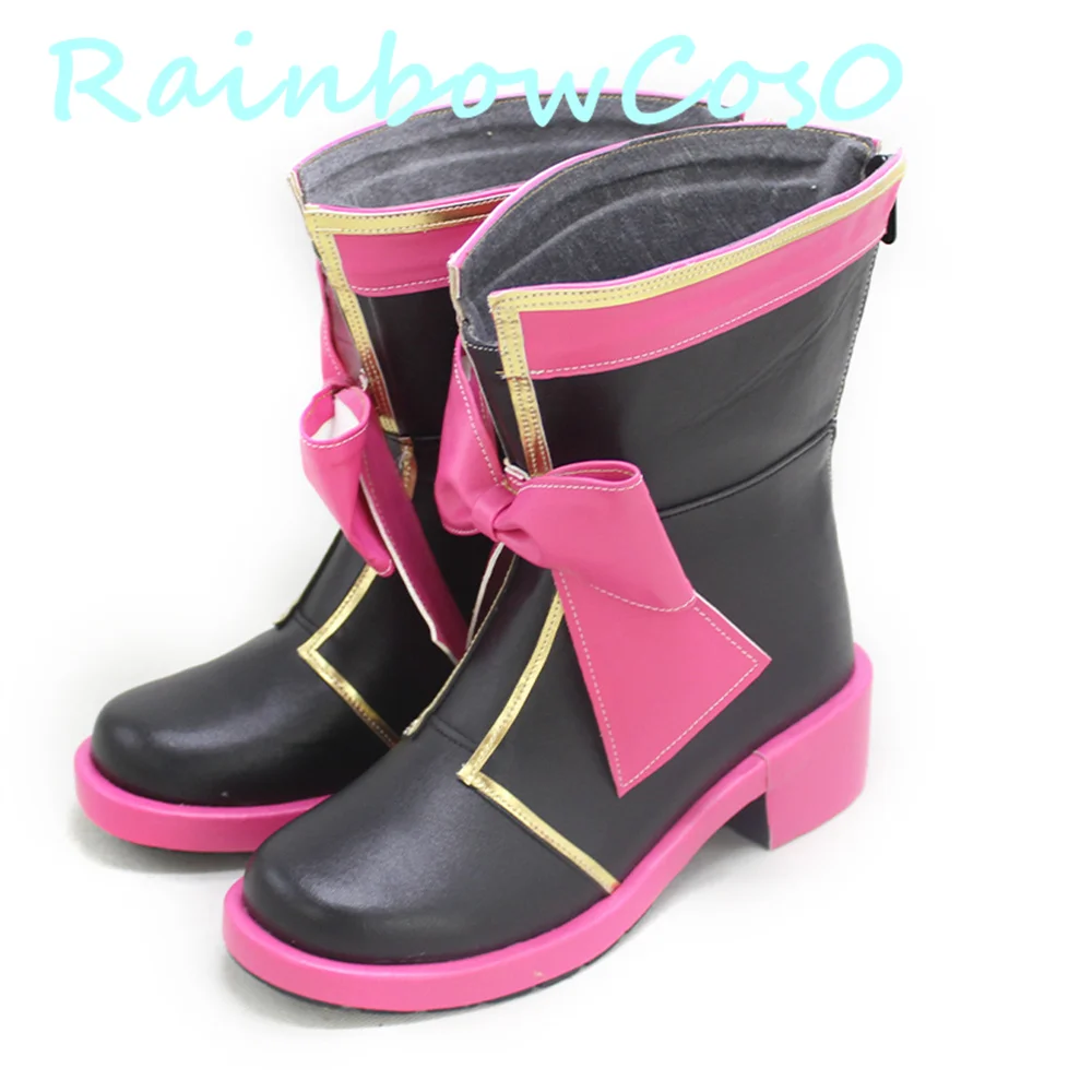 Virtueller YouTuber Vtuber hololive HimeTanaka Cosplay Schuhe Stiefel Spiel Anime Karneval Halloween Rainbowcos0 W2631