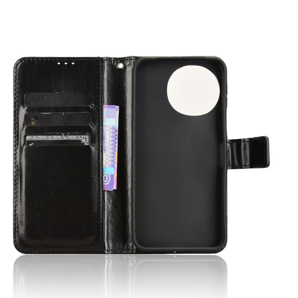 حافظة محفظة جلدية فاخرة قابلة للطي للهاتف الحاد ، حافظة قلاب بحبل ، للهاتف المحمول ، 9 plus ، sense9