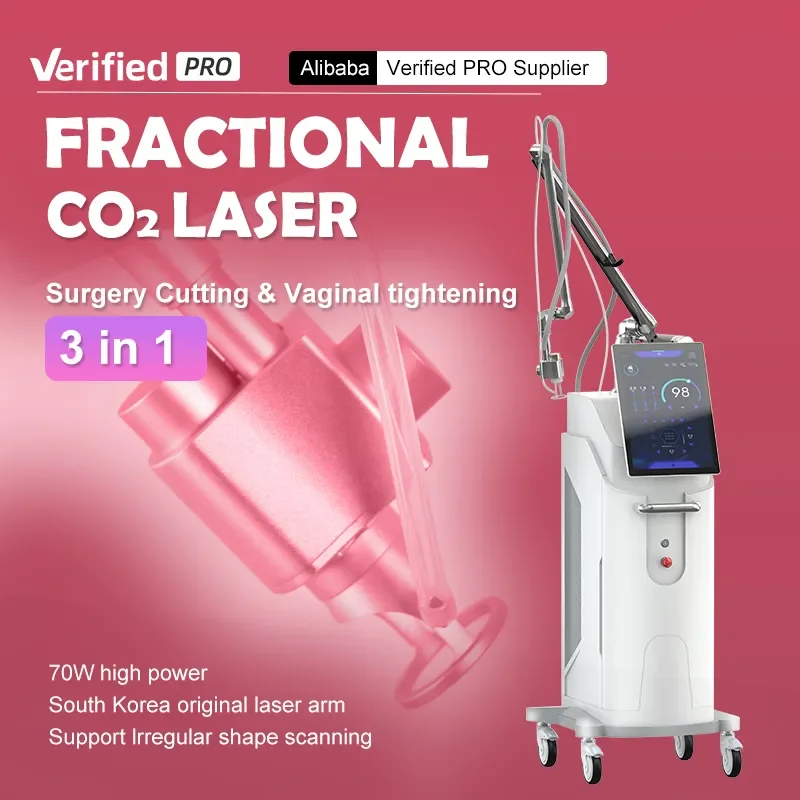 for CE Medical Jonte L600 70W 40W 10600nm Nano RF Tube Vaginal Tightening Fractional CO2 Laser Skin Beauty Equipment