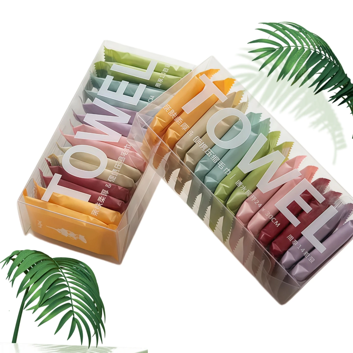 Compressed Travel Towels - Thick & Soft Disposable Face Towels for Makeup Removal, Camping, Gym, Quick-Expanding & Porta