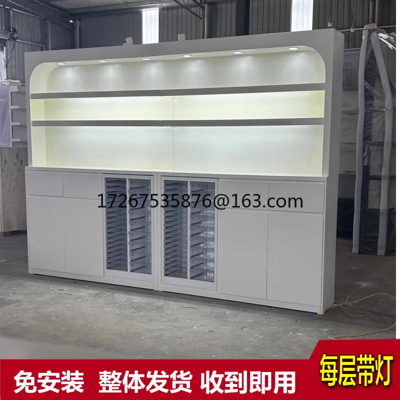 

Витрина для демонстрации продукции для маникюра, шкаф для хранения гель-лаков, витрина в японском стиле для институтов маникюра, демонстрационный стеллаж