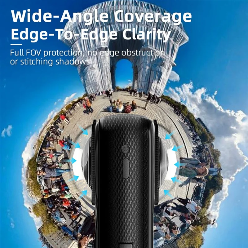 【SLEEK DESIGN】Premium Lens Guards For Insta360 X5, X5 Accessories Panoramic Camera Lens Cover Upgraded Quality Tempered Glass Pr