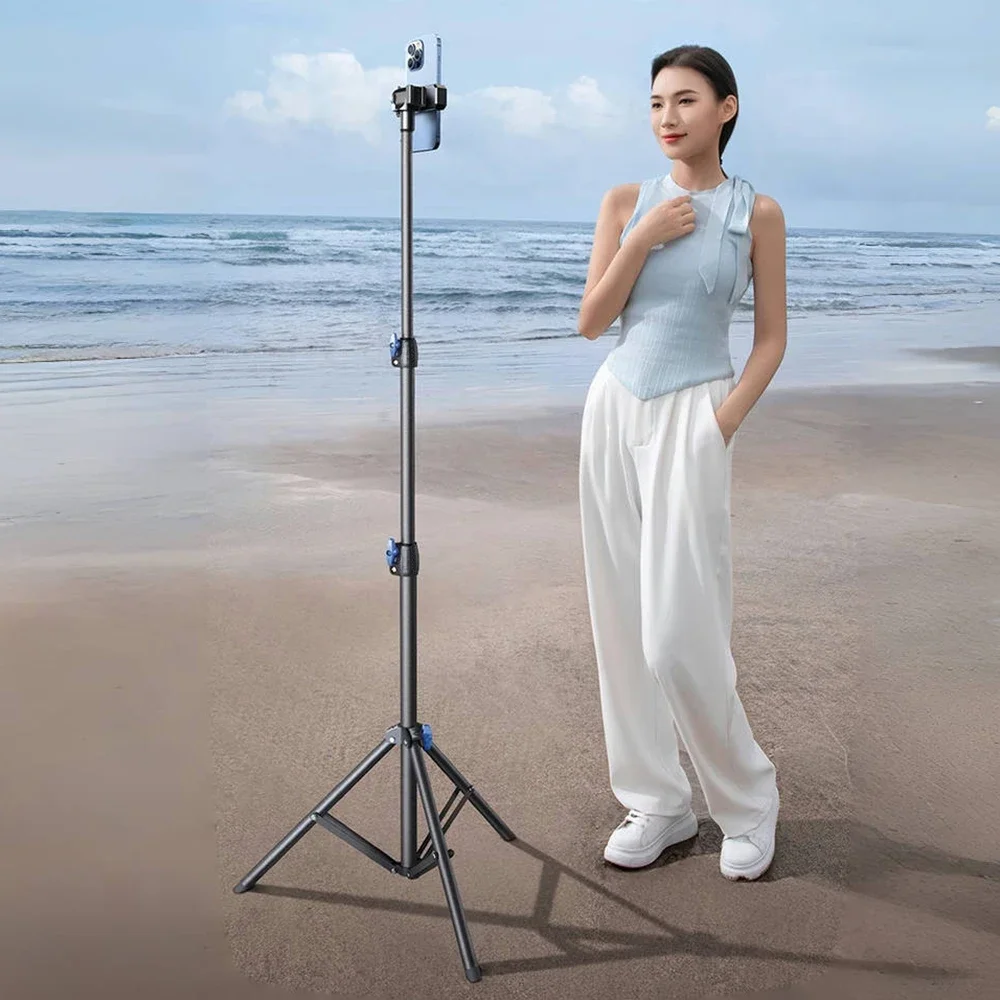 Ultima pan tilt cabeça tripé ajustado 200cm fosco antiderrapante super suporte de carga profissional metal resistente tripés de câmera